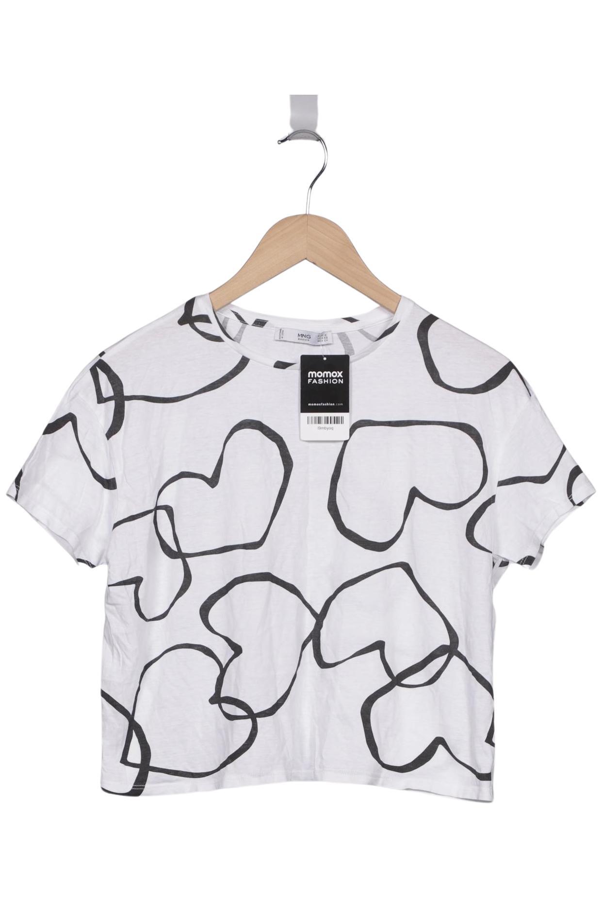 

Mango Damen T-Shirt, weiß, Gr. 36