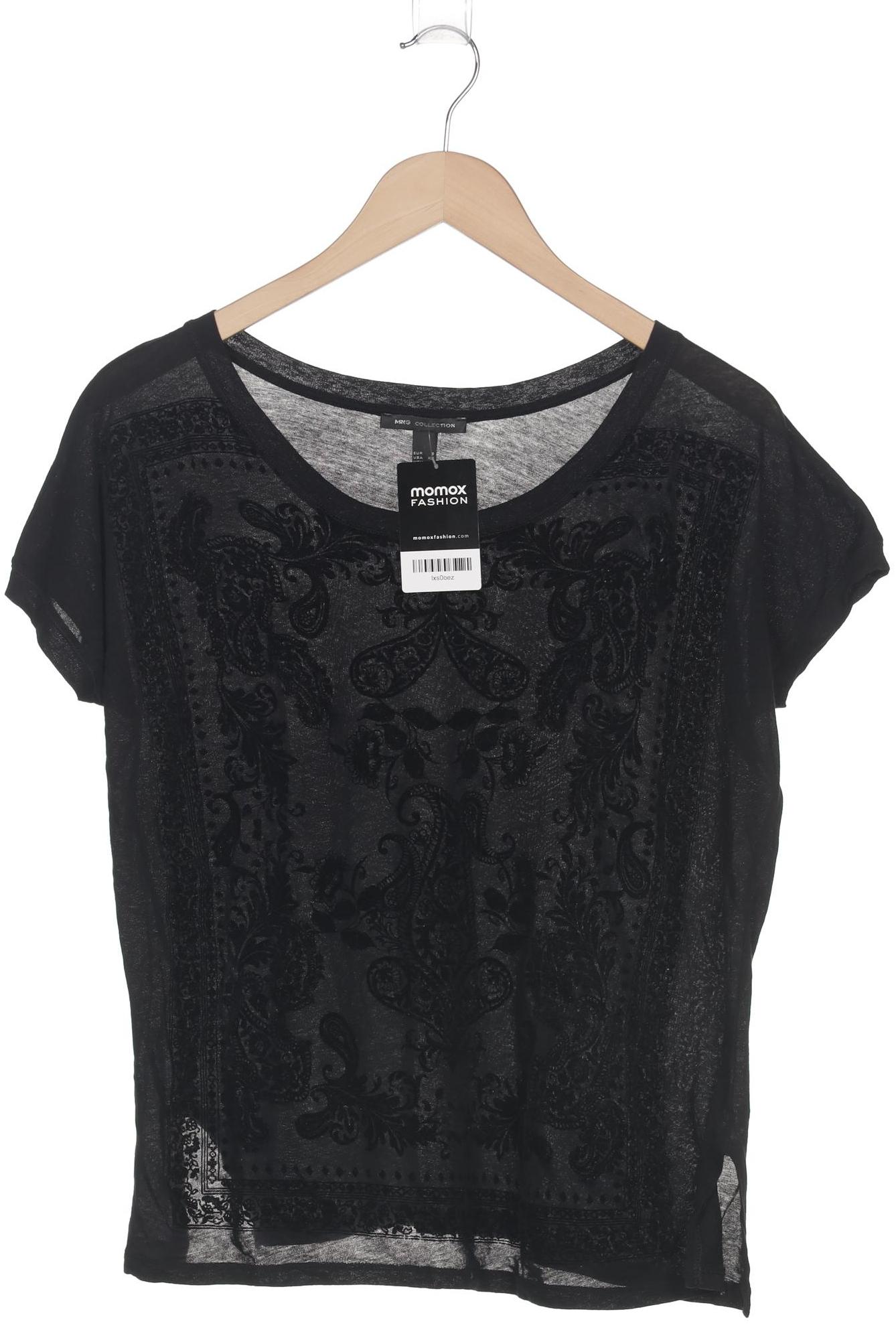 

Mango Damen T-Shirt, schwarz, Gr. 36
