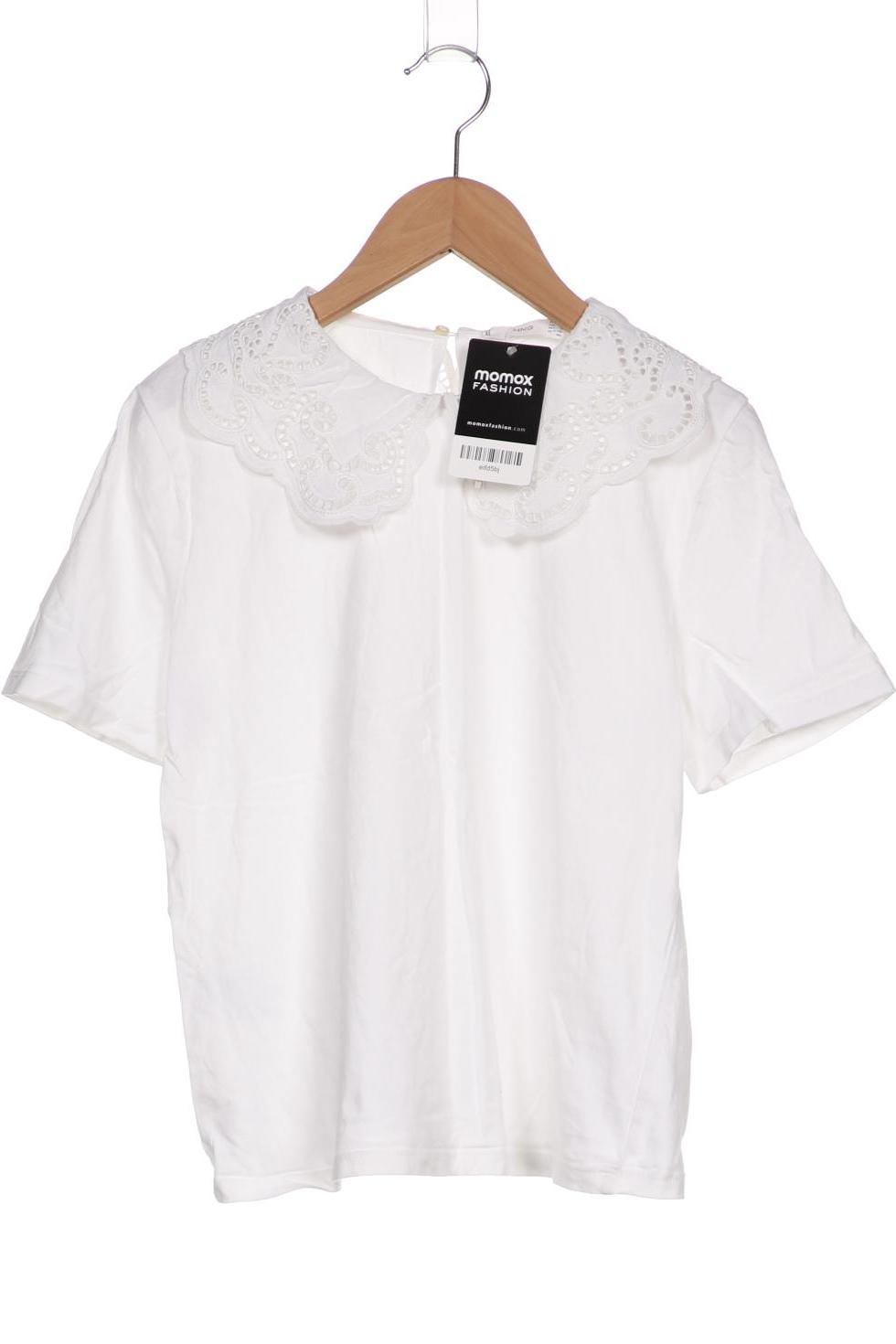 

Mango Damen T-Shirt, weiß, Gr. 42