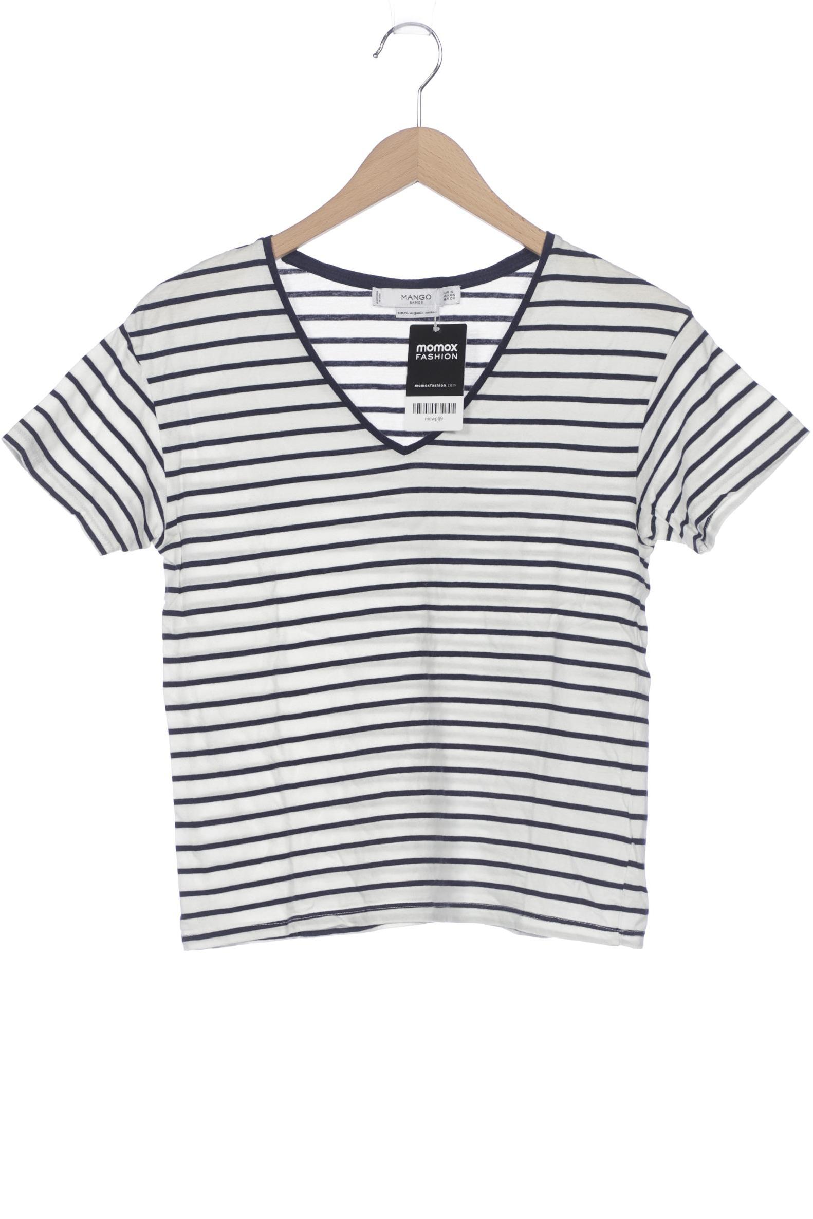 

Mango Damen T-Shirt, weiß, Gr. 36