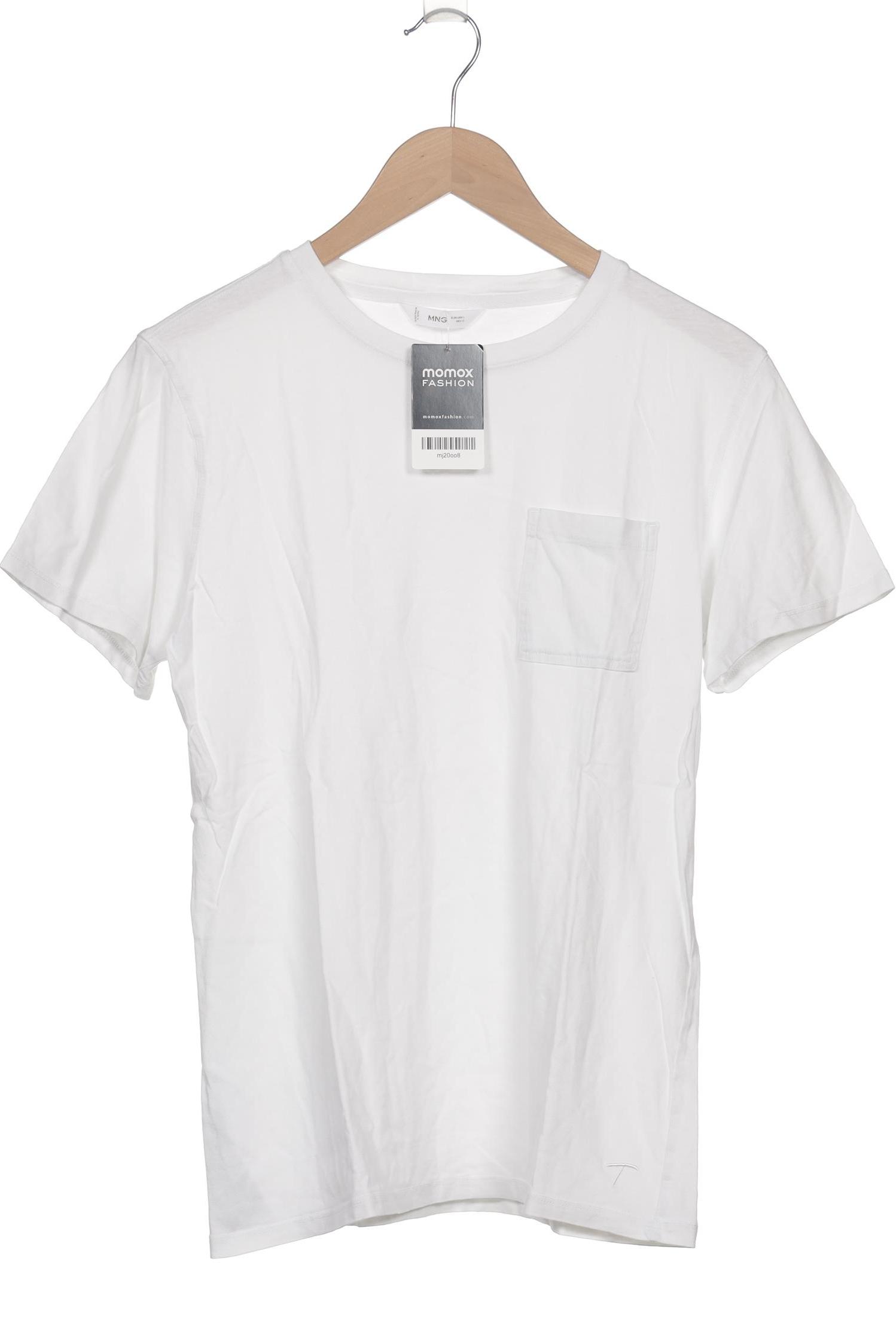 

Mango Damen T-Shirt, weiß, Gr. 42