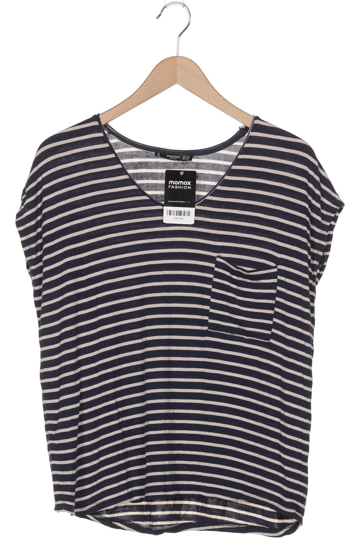 

Mango Damen T-Shirt, blau, Gr. 34