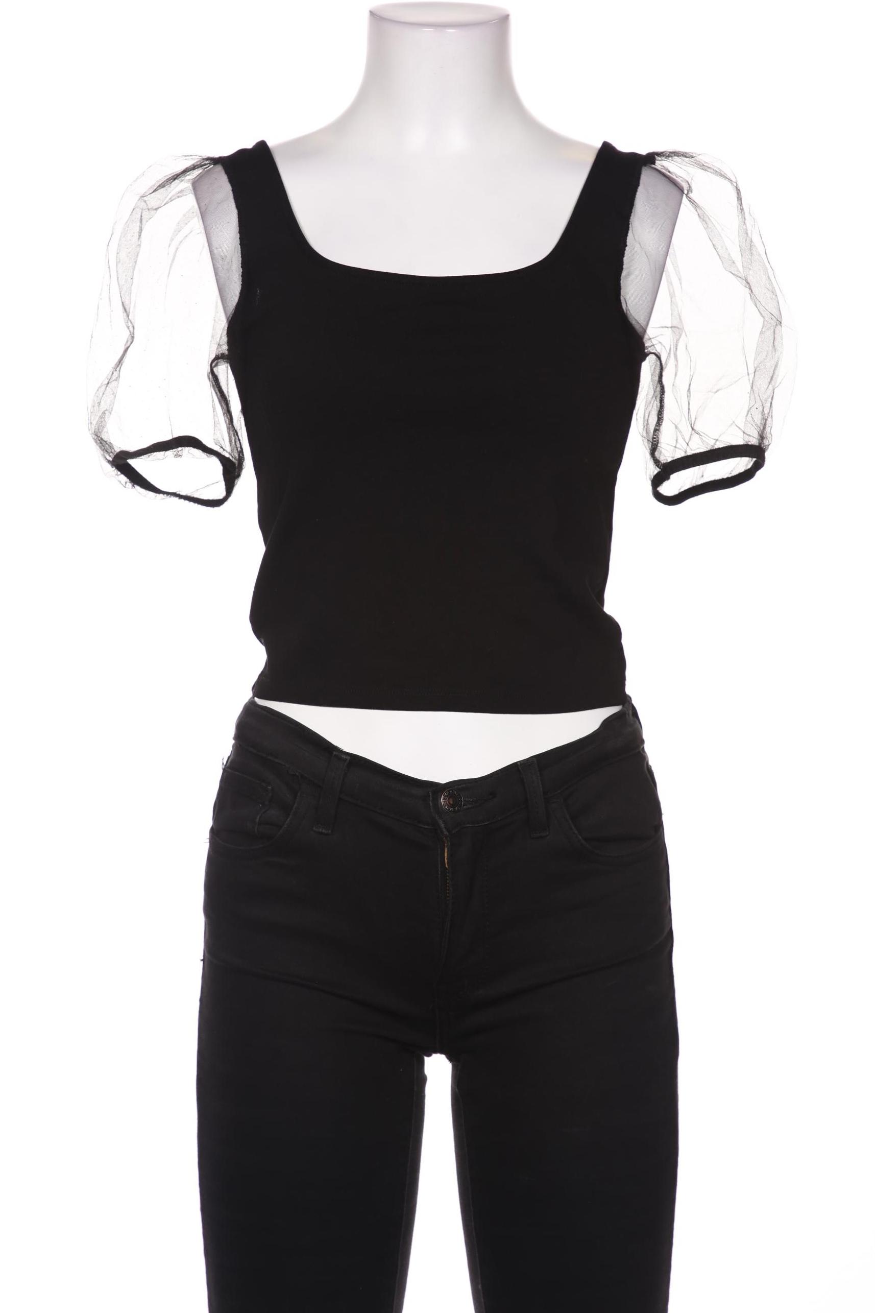 

Mango Damen T-Shirt, schwarz, Gr. 34