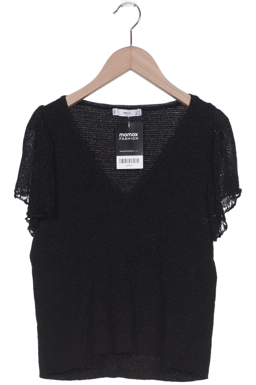 

Mango Damen T-Shirt, schwarz, Gr. 38