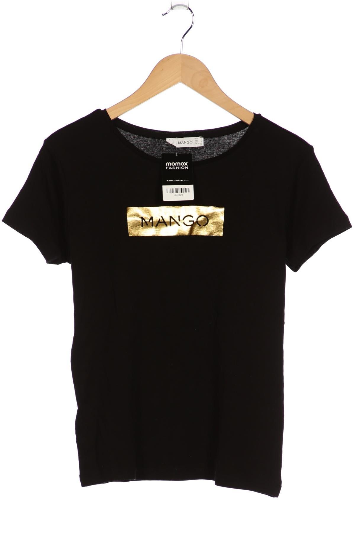 

Mango Damen T-Shirt, schwarz, Gr. 42
