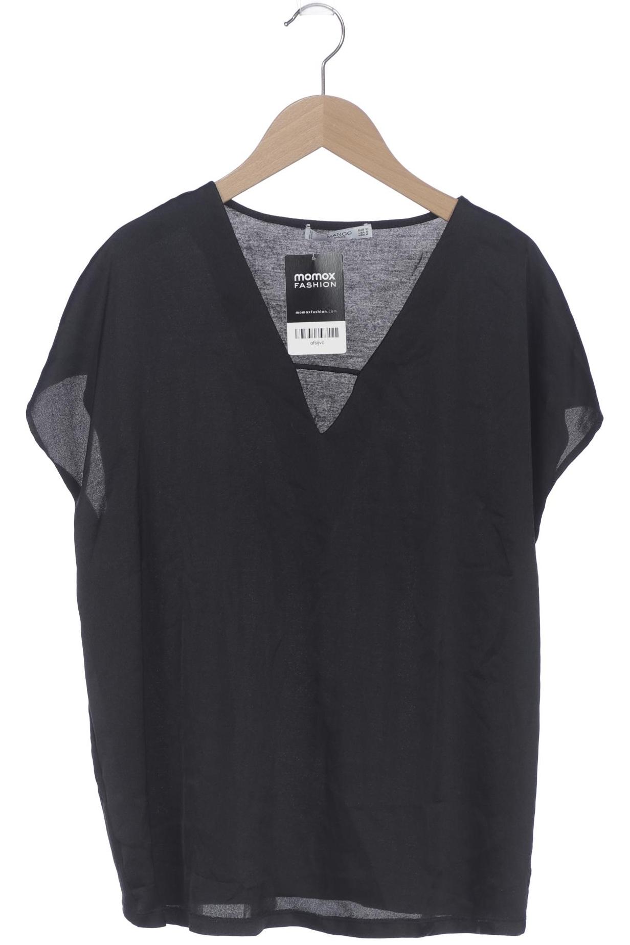 

Mango Damen T-Shirt, schwarz, Gr. 38