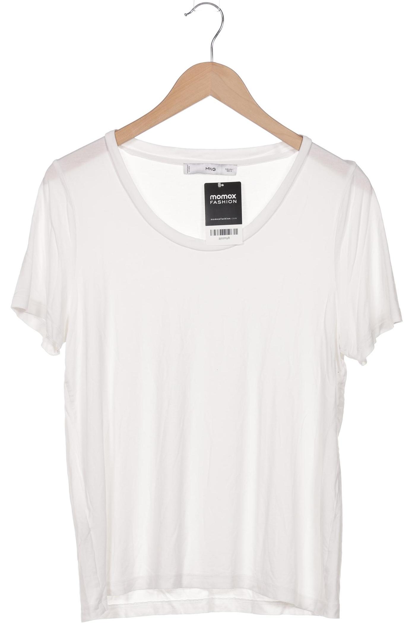 

Mango Damen T-Shirt, weiß, Gr. 42