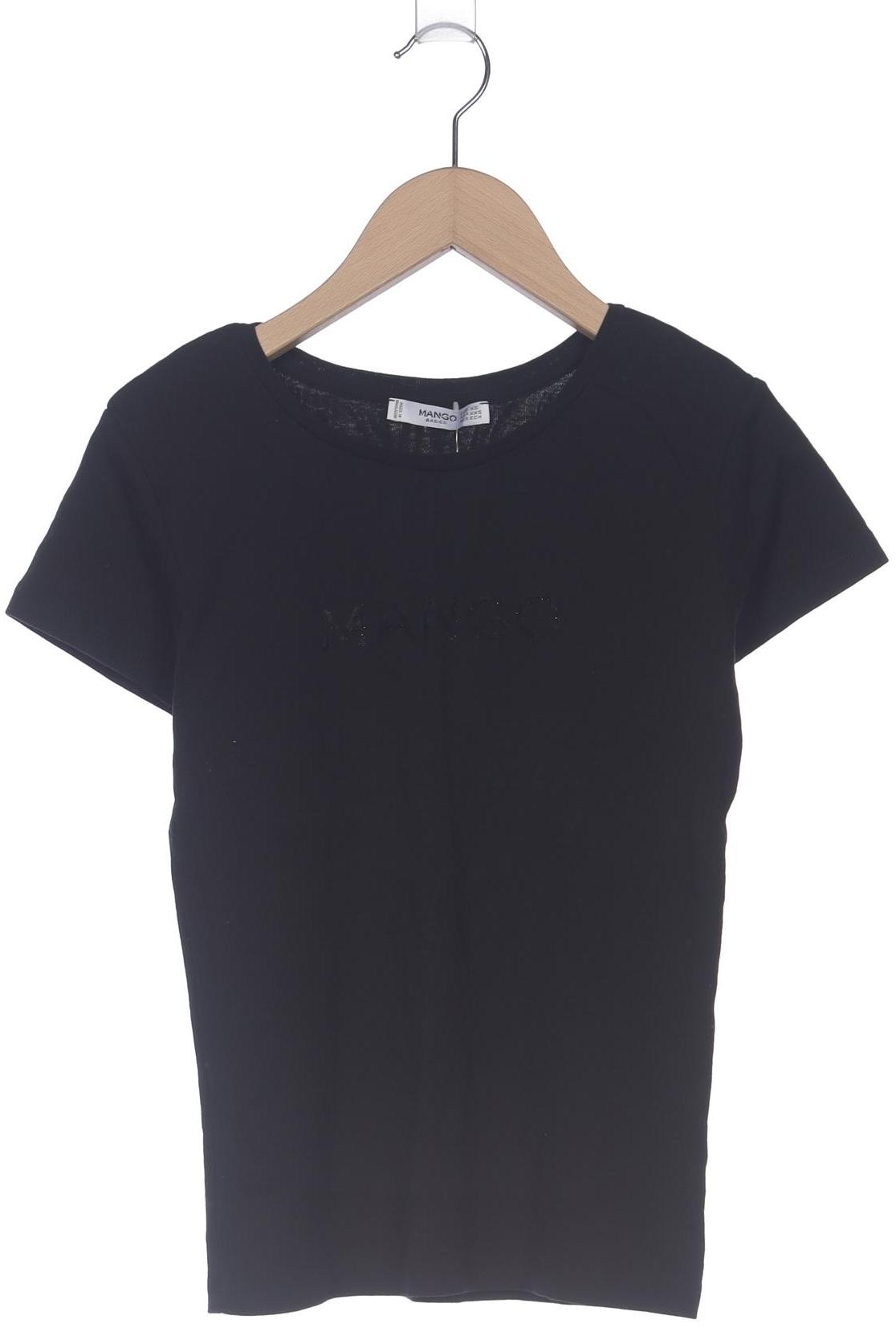 

Mango Damen T-Shirt, schwarz, Gr. 34