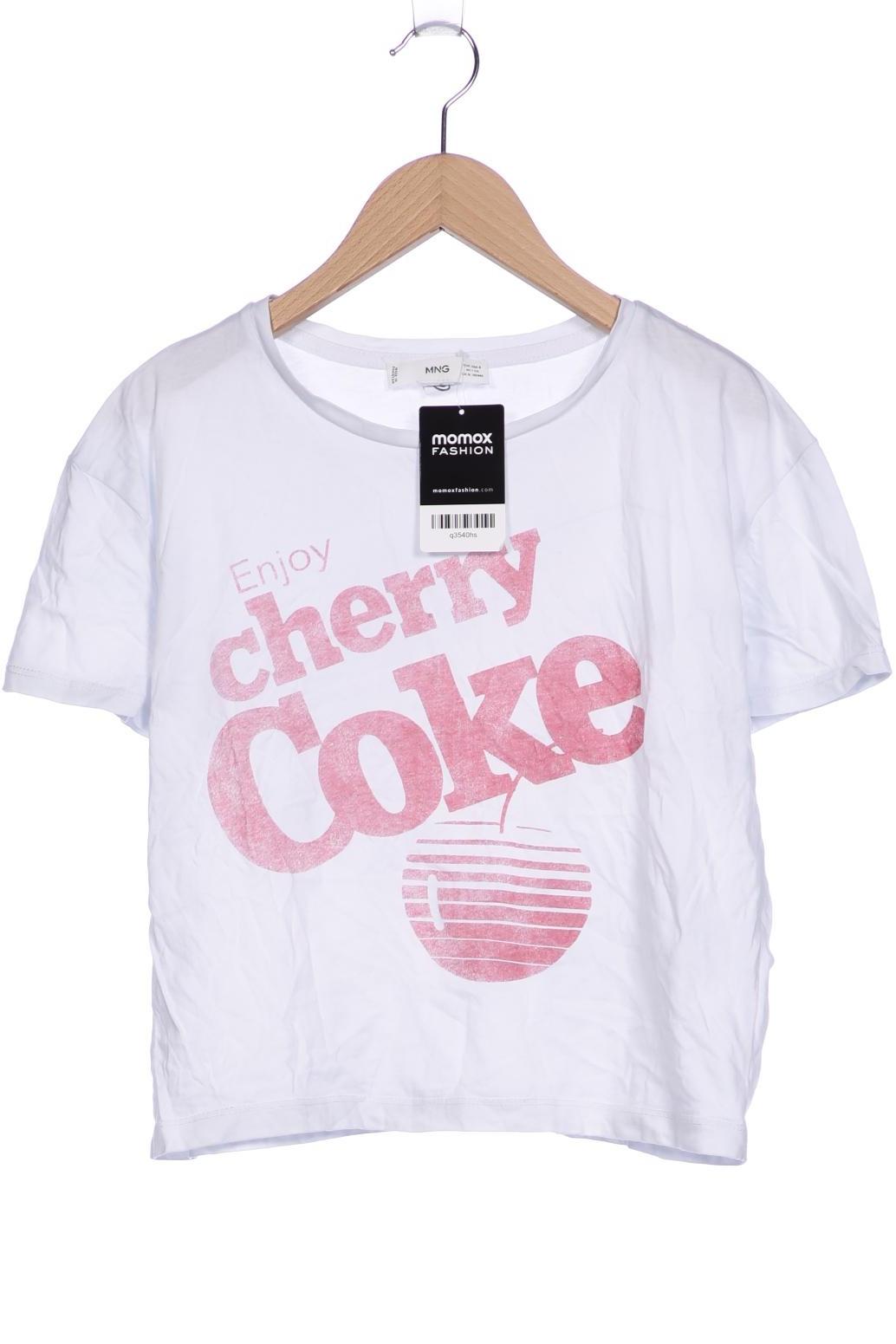 

Mango Damen T-Shirt, weiß, Gr. 36