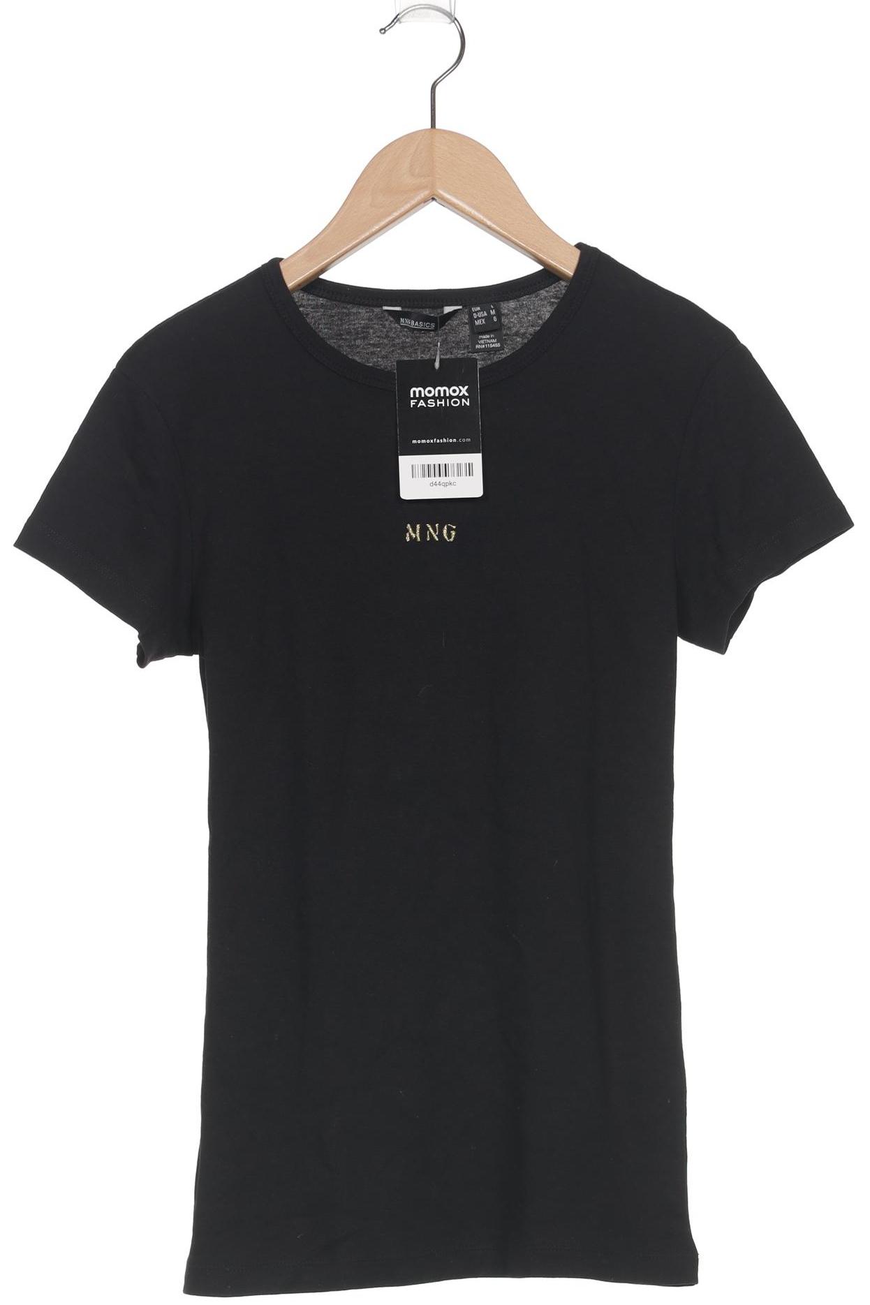 

Mango Damen T-Shirt, schwarz, Gr. 42