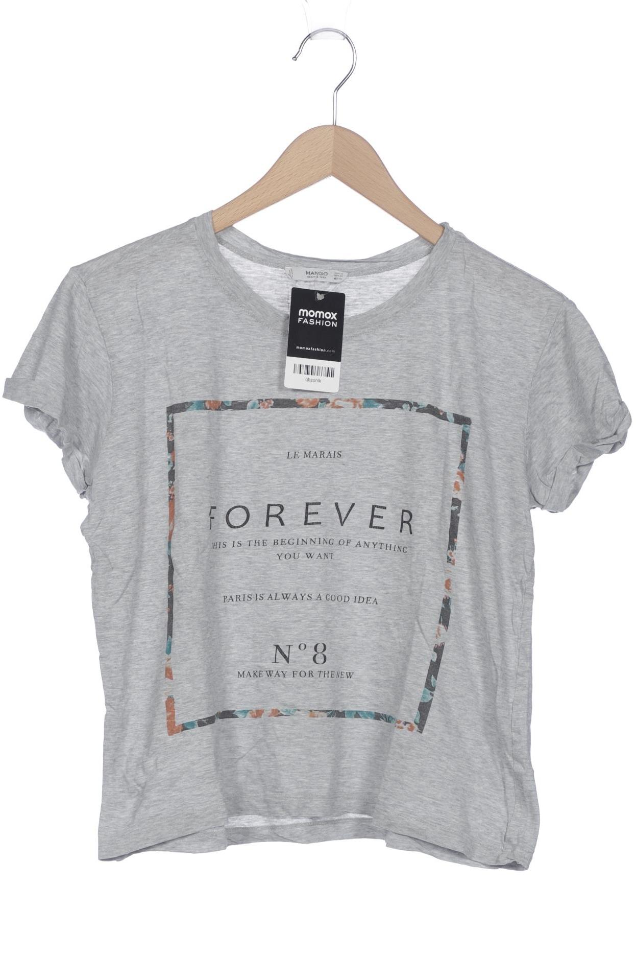 

Mango Damen T-Shirt, grau, Gr. 36