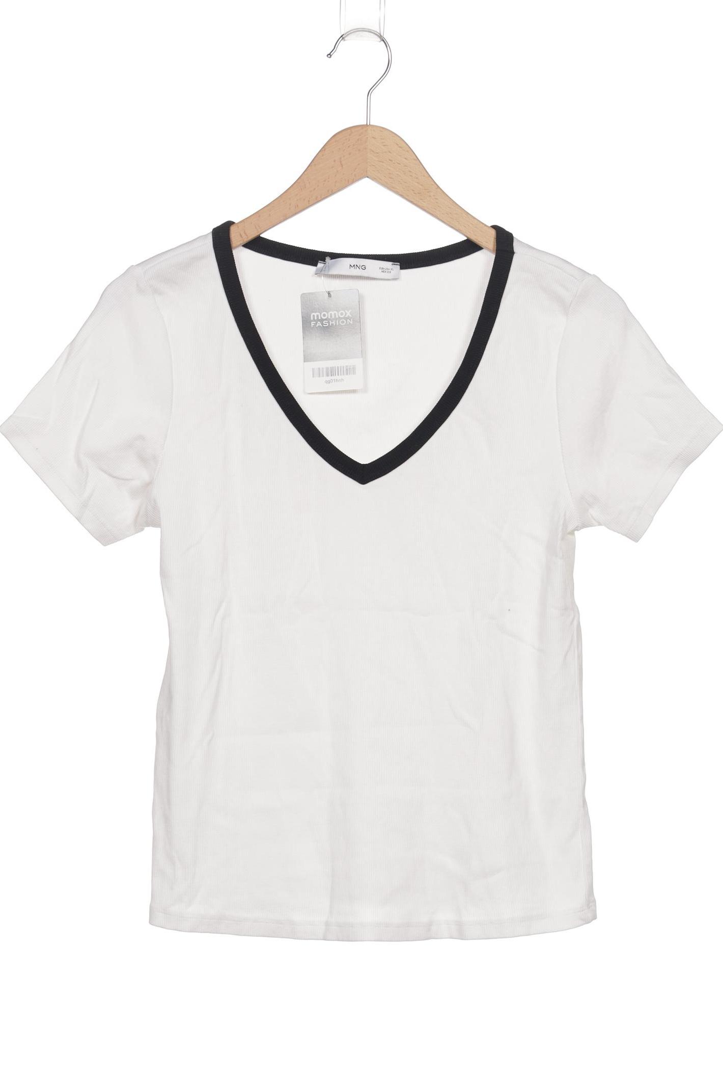 

Mango Damen T-Shirt, weiß, Gr. 44