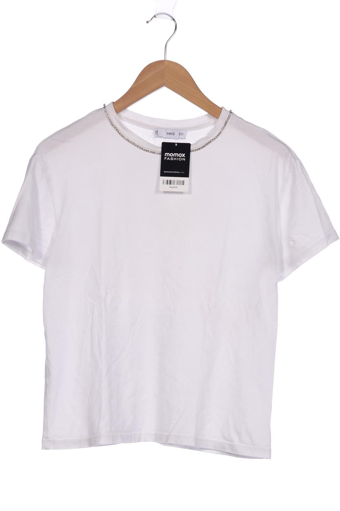 

Mango Damen T-Shirt, weiß, Gr. 36