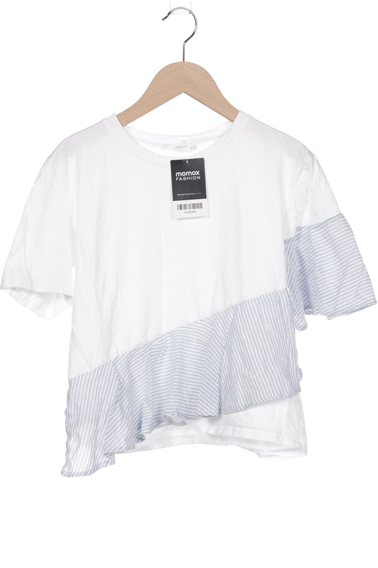 

Mango Damen T-Shirt, weiß, Gr. 36