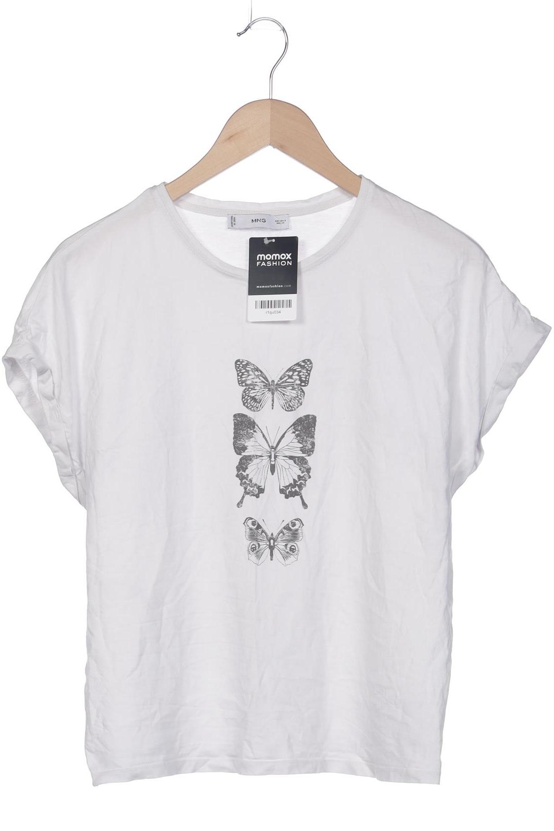 

Mango Damen T-Shirt, weiß, Gr. 36