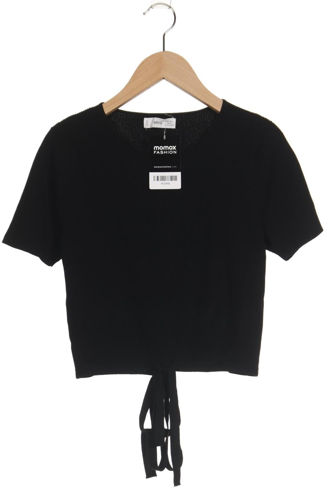 

Mango Damen T-Shirt, schwarz, Gr. 44