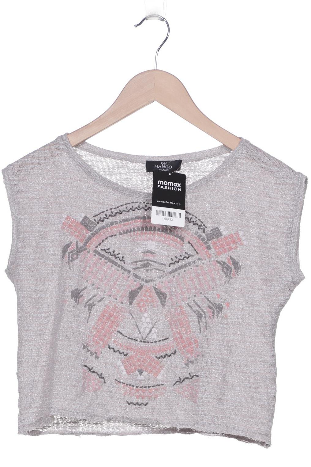 

Mango Damen T-Shirt, grau, Gr. 36