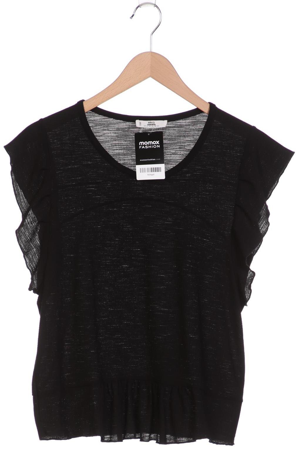 

Mango Damen T-Shirt, schwarz, Gr. 34