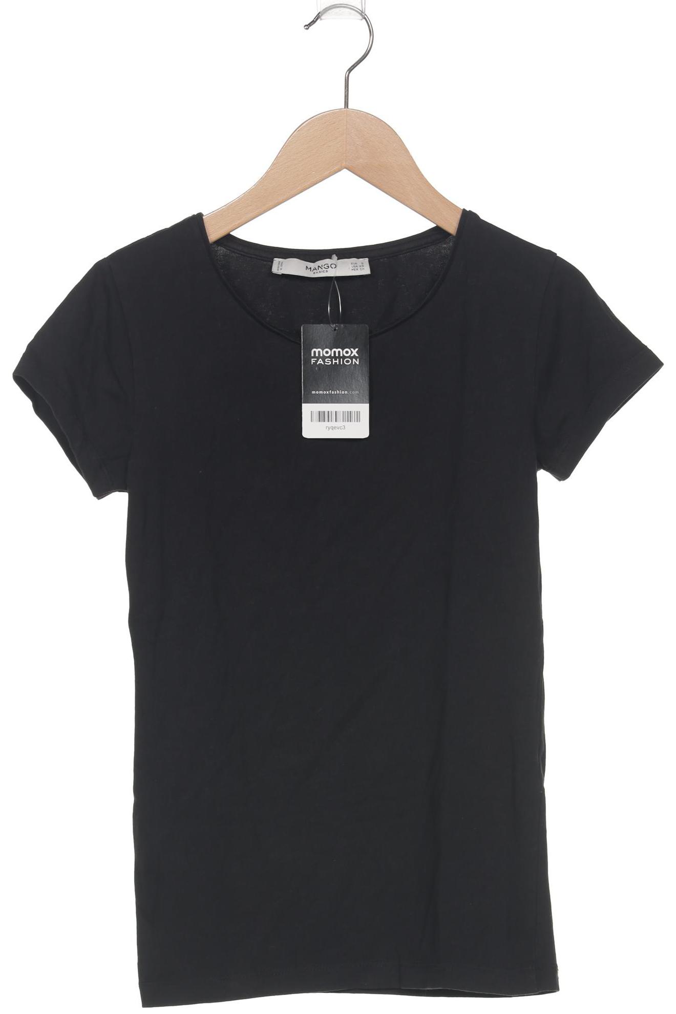 

Mango Damen T-Shirt, schwarz, Gr. 36