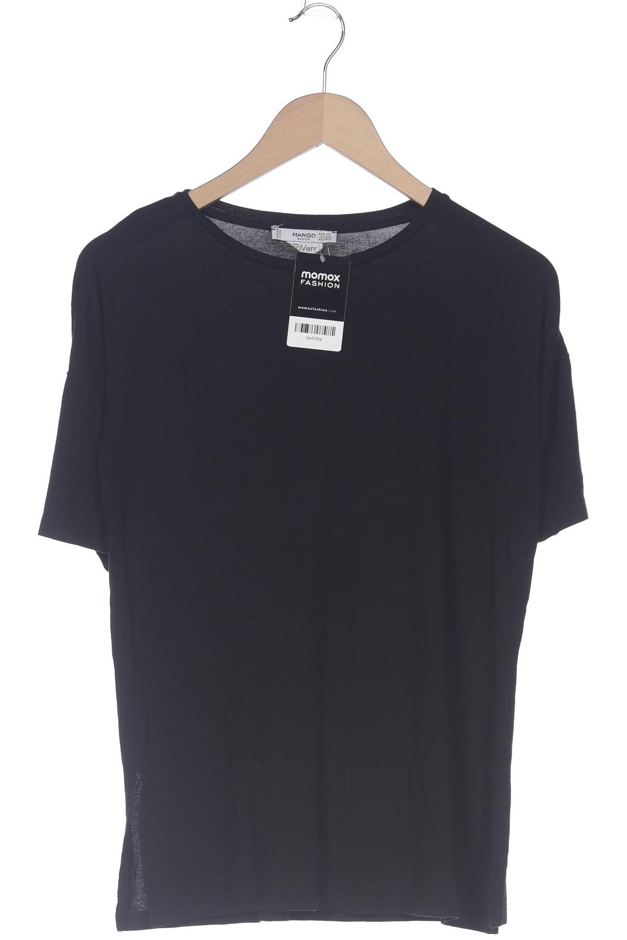

Mango Damen T-Shirt, schwarz, Gr. 34