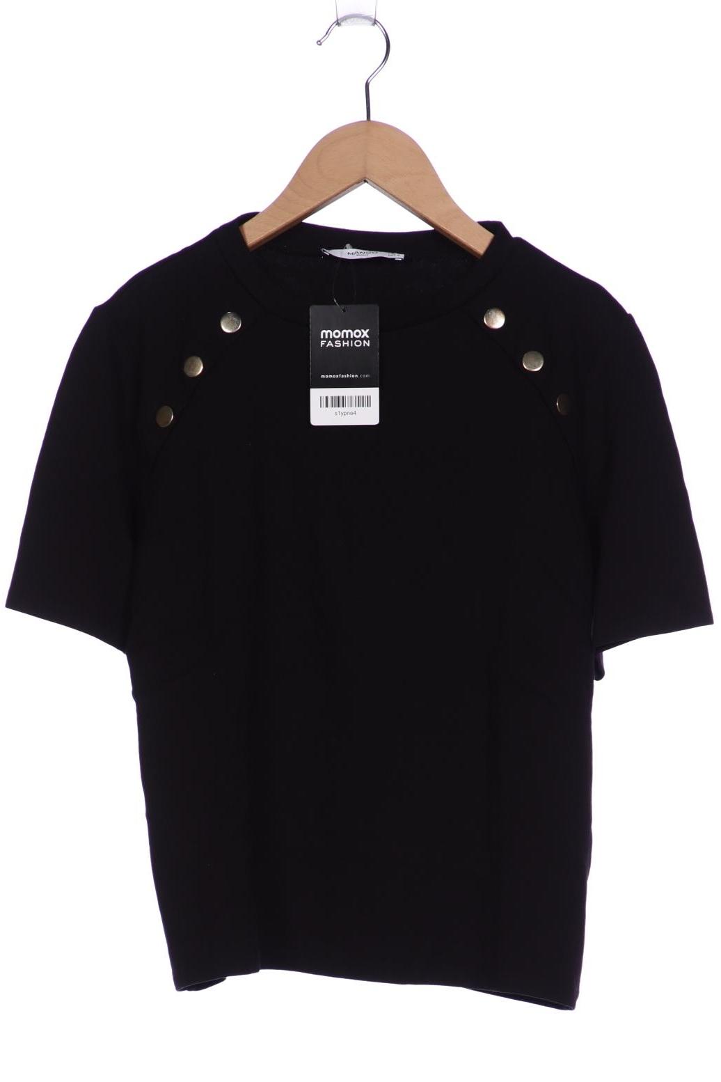 

Mango Damen T-Shirt, schwarz, Gr. 38
