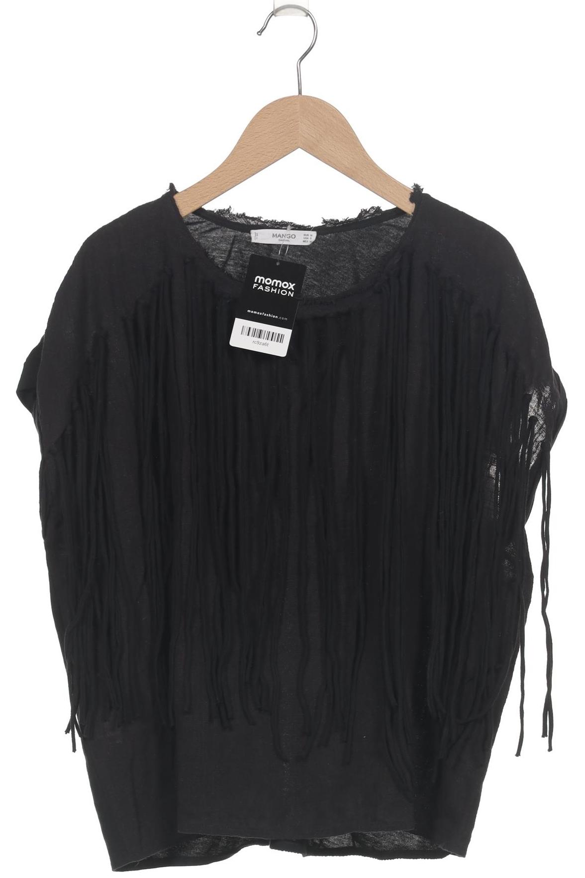 

Mango Damen T-Shirt, schwarz, Gr. 38