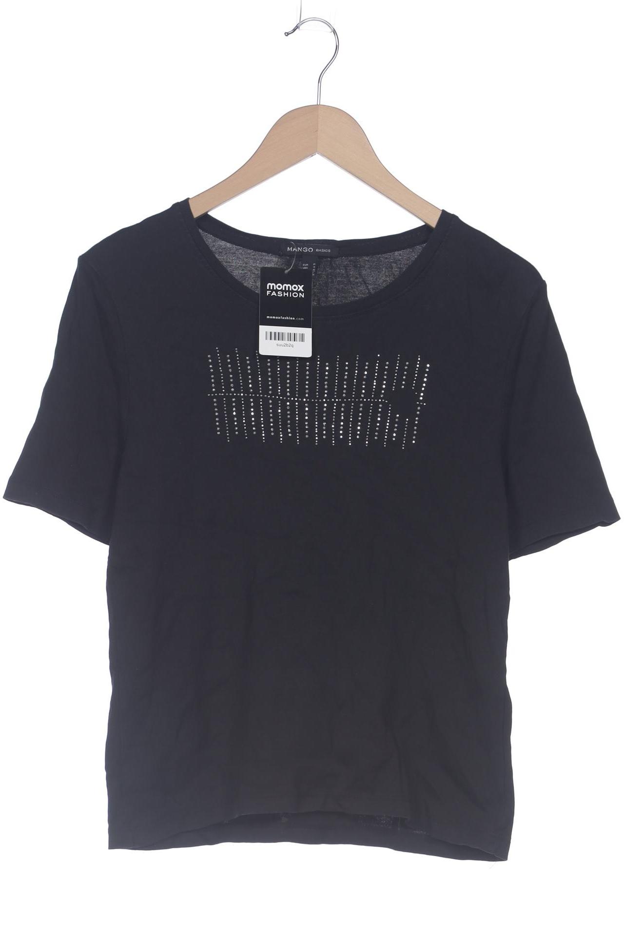 

Mango Damen T-Shirt, schwarz, Gr. 38