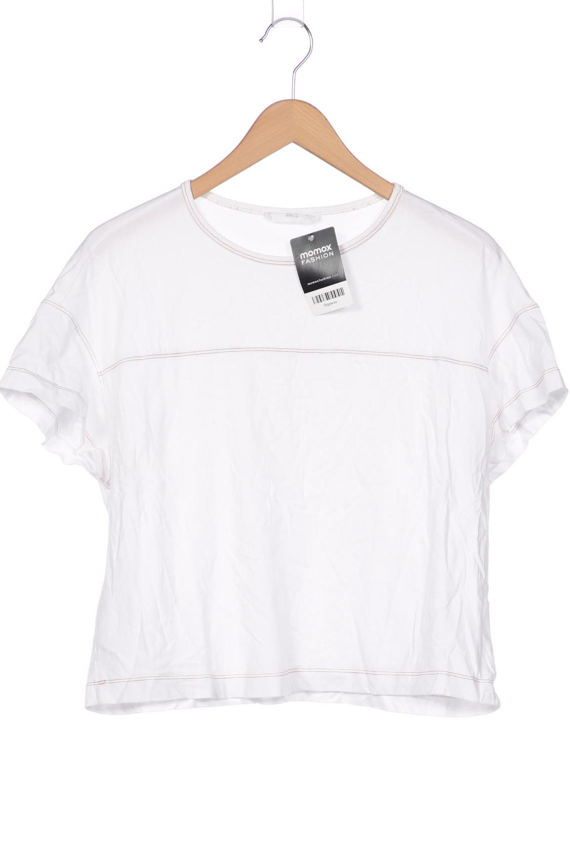 

Mango Damen T-Shirt, weiß, Gr. 38