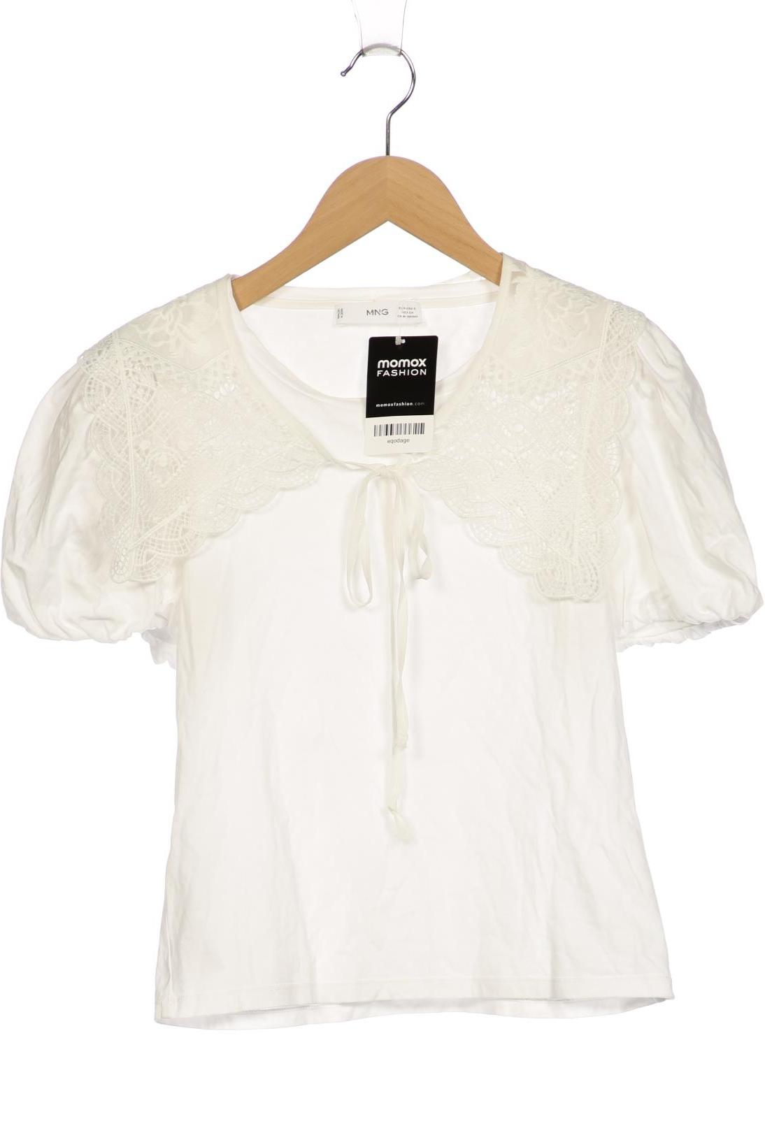 

Mango Damen T-Shirt, weiß, Gr. 36