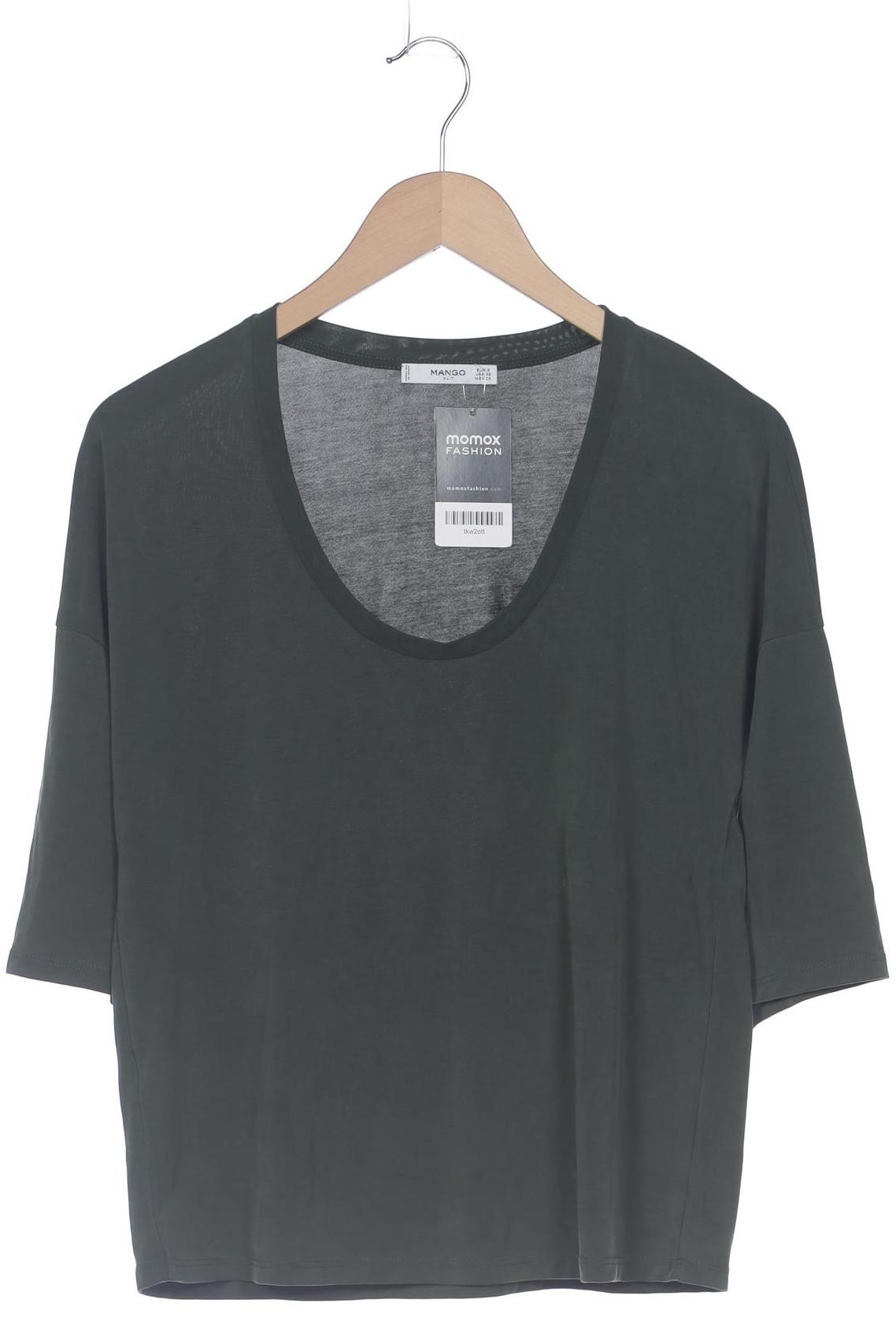 

Mango Damen T-Shirt, grün, Gr. 36