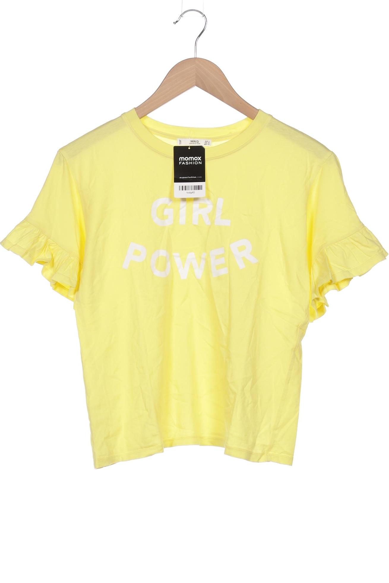 

Mango Damen T-Shirt, gelb, Gr. 36