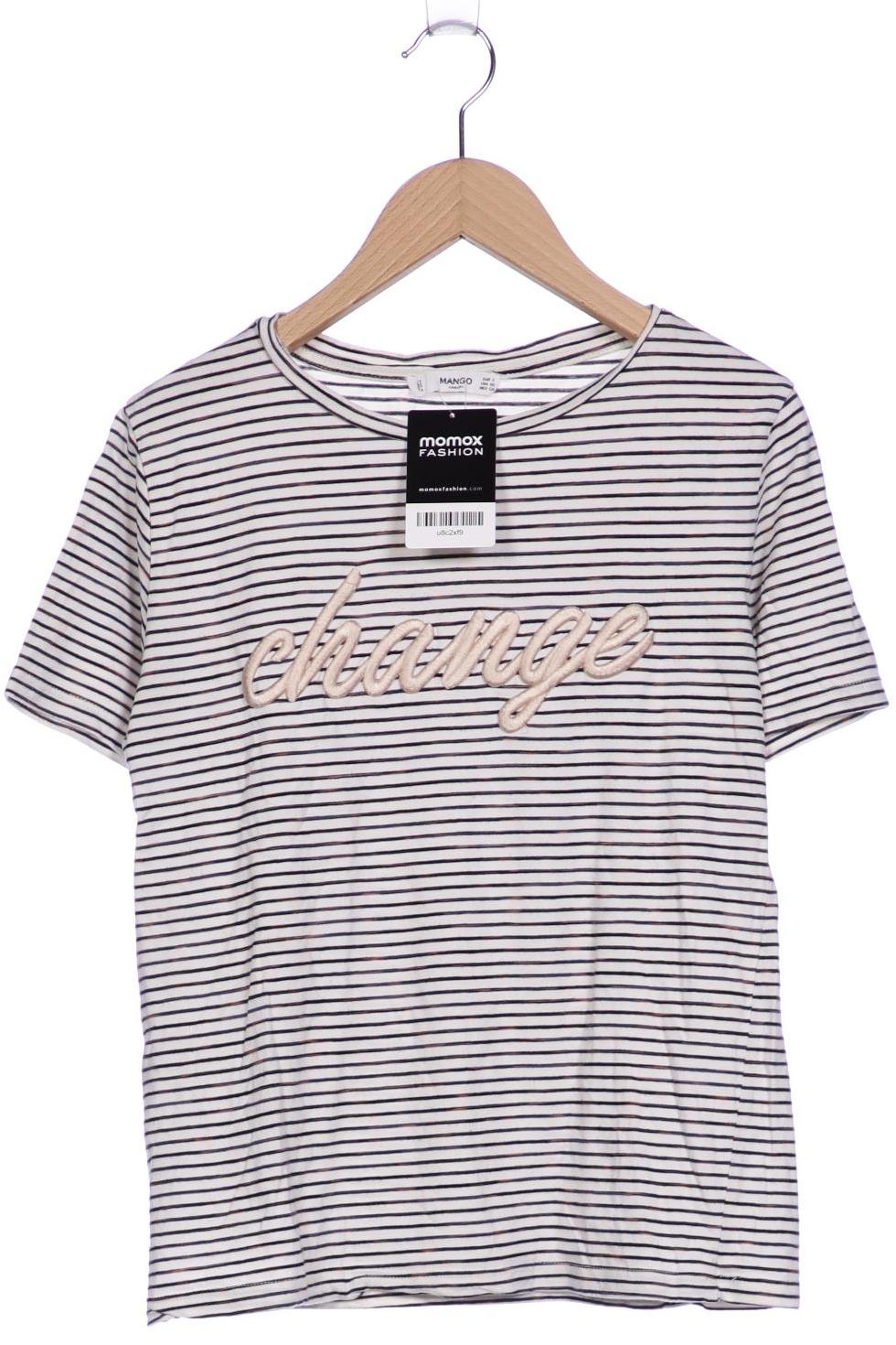

Mango Damen T-Shirt, weiß, Gr. 36
