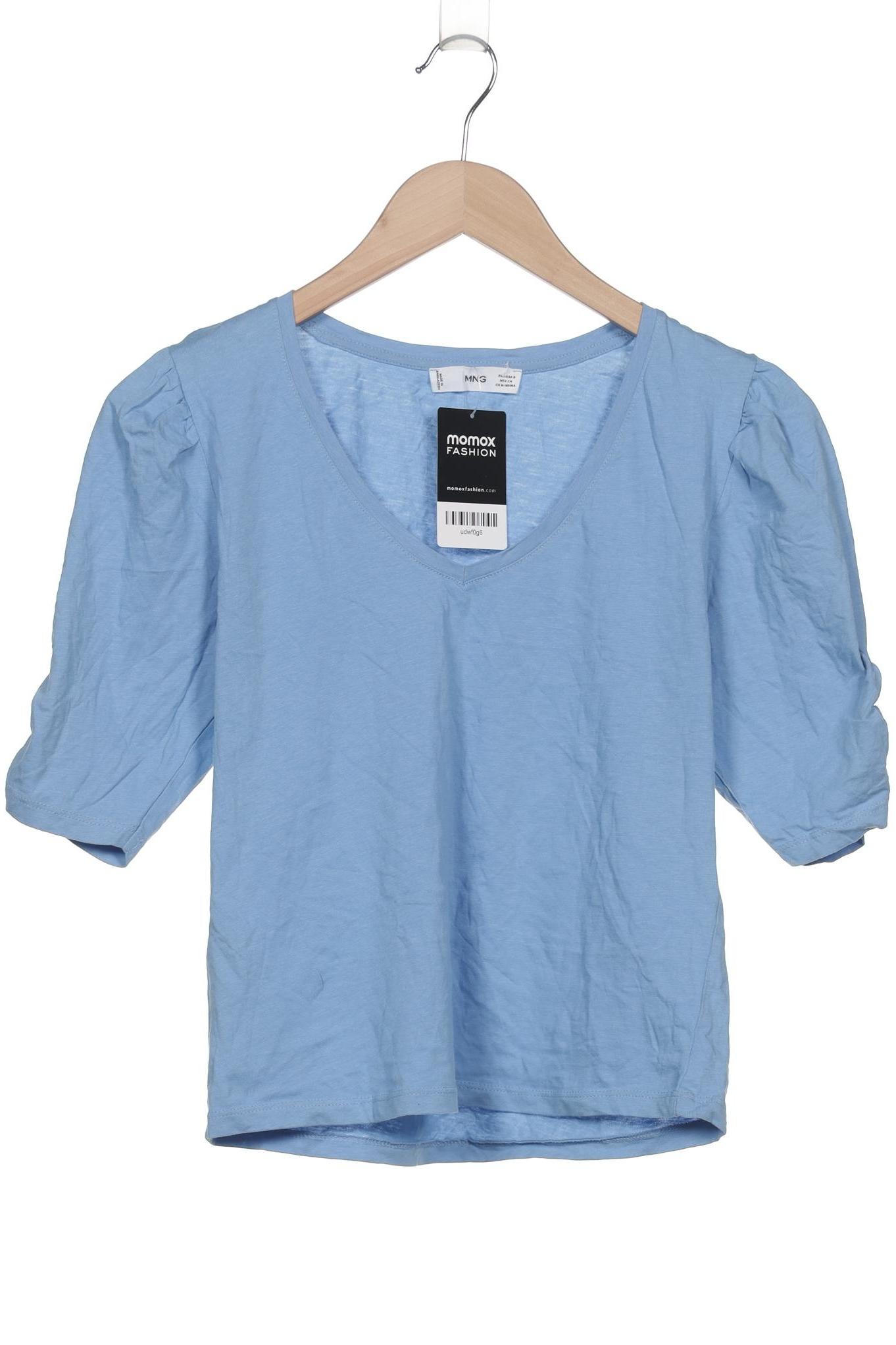 

Mango Damen T-Shirt, blau, Gr. 36