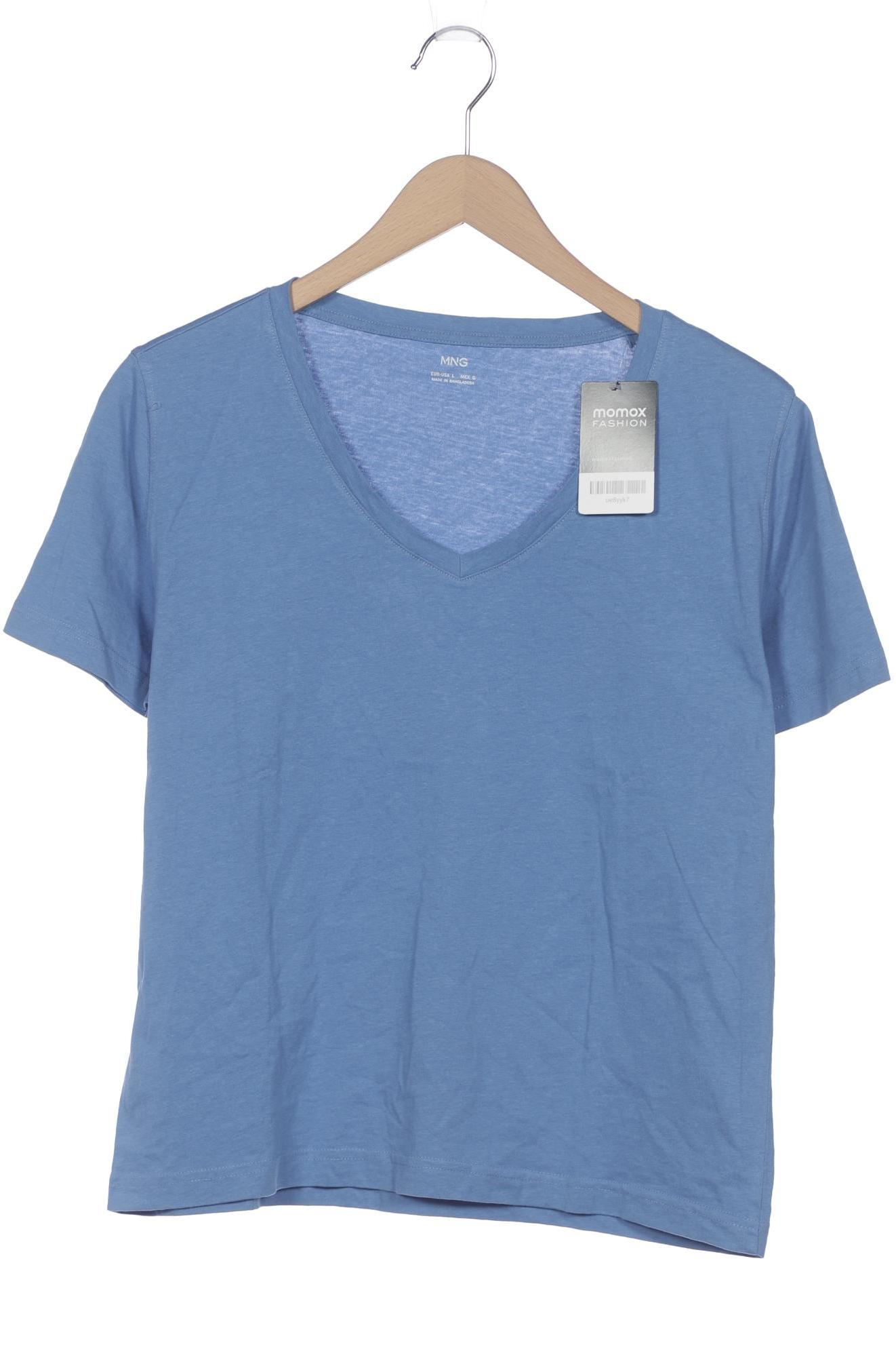 

Mango Damen T-Shirt, blau, Gr. 42