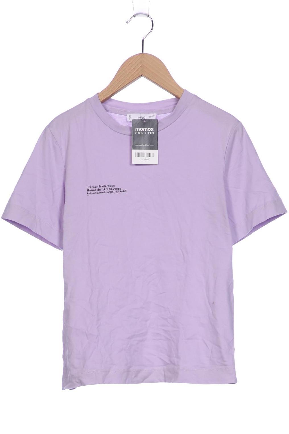 

Mango Damen T-Shirt, flieder, Gr. 34