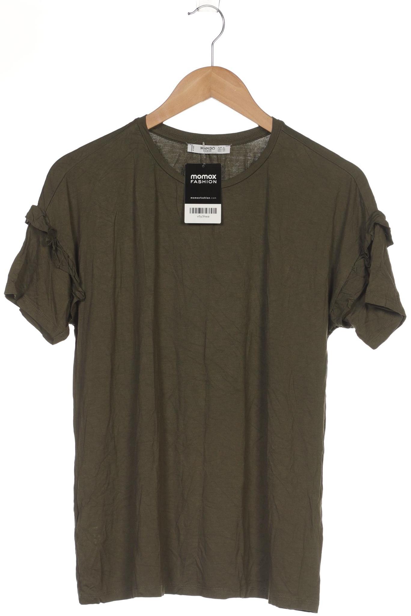 

Mango Damen T-Shirt, grün, Gr. 36
