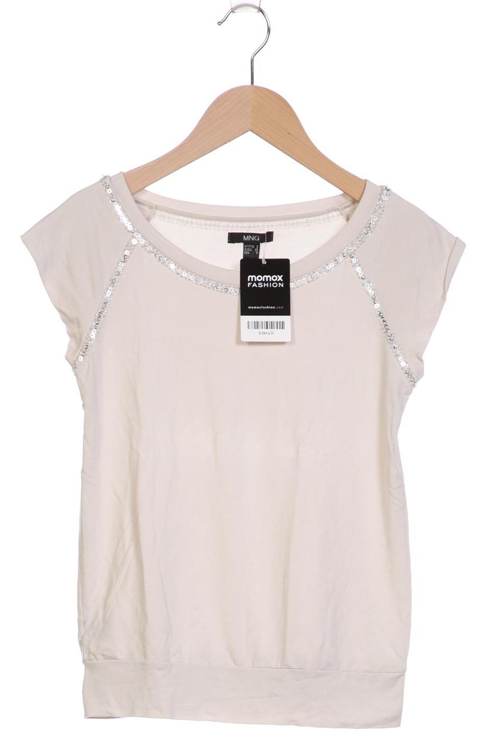 

Mango Damen T-Shirt, cremeweiß, Gr. 34