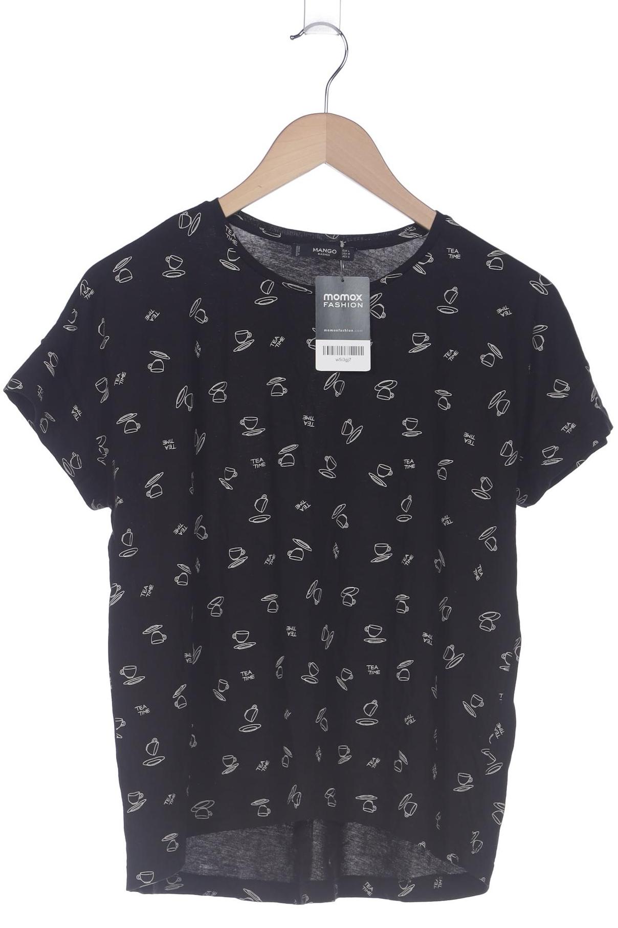 

Mango Damen T-Shirt, schwarz, Gr. 42
