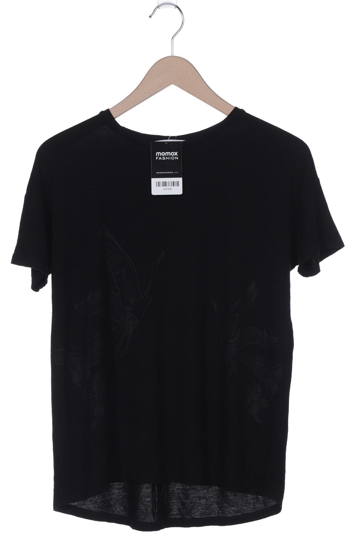 

Mango Damen T-Shirt, schwarz, Gr. 38