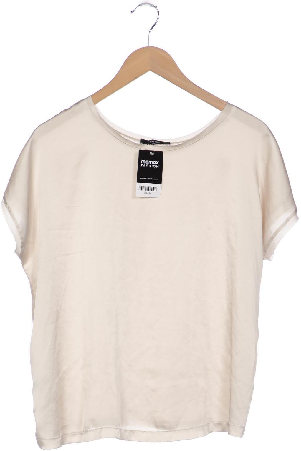 

Mango Damen T-Shirt, cremeweiß, Gr. 42