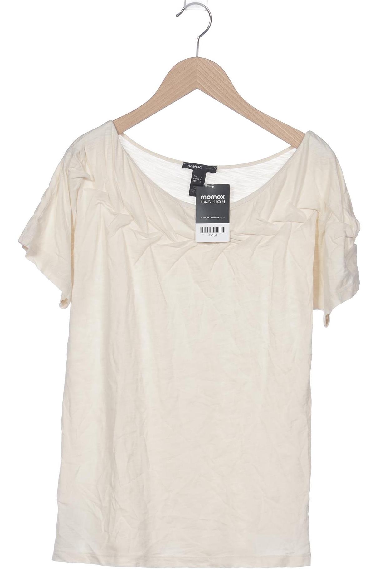 

Mango Damen T-Shirt, cremeweiß, Gr. 38