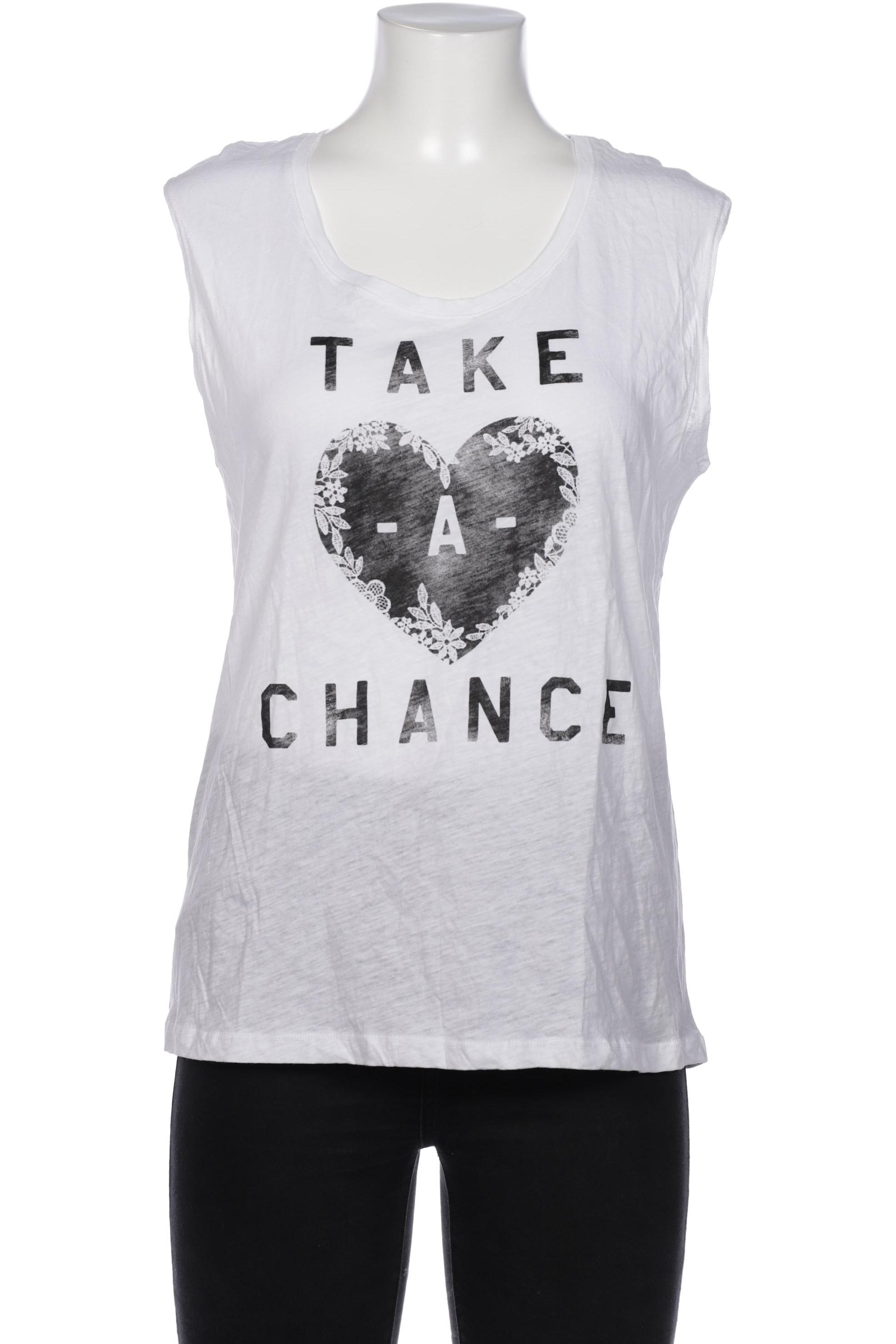 

Mango Damen T-Shirt, weiß, Gr. 42