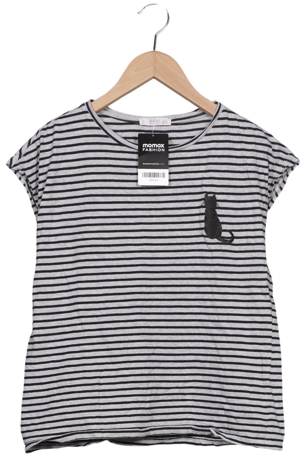 

Mango Damen T-Shirt, grau, Gr. 36