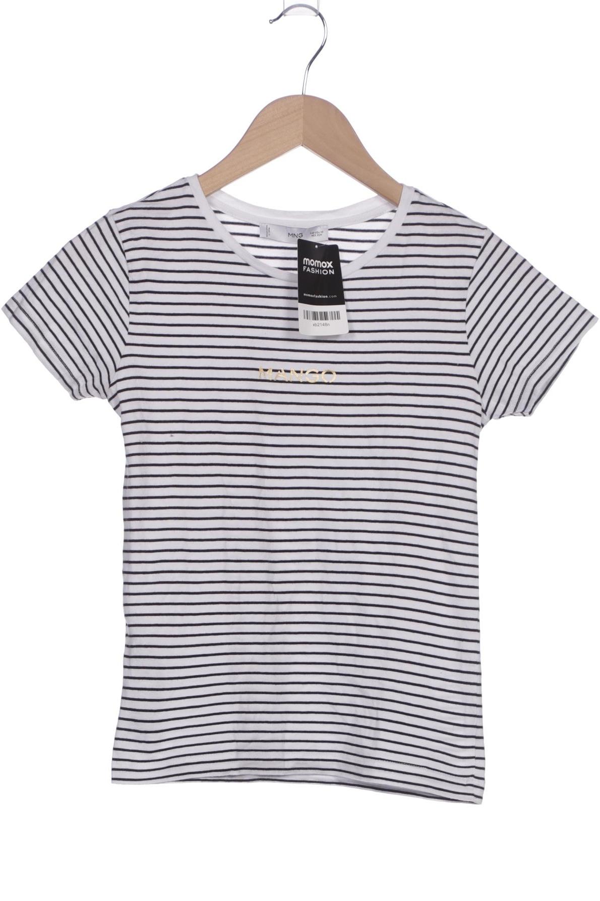 

Mango Damen T-Shirt, weiß, Gr. 34