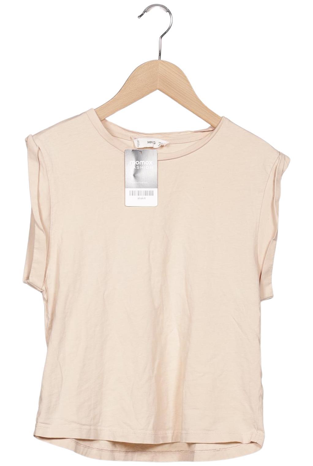 

Mango Damen T-Shirt, beige, Gr. 34
