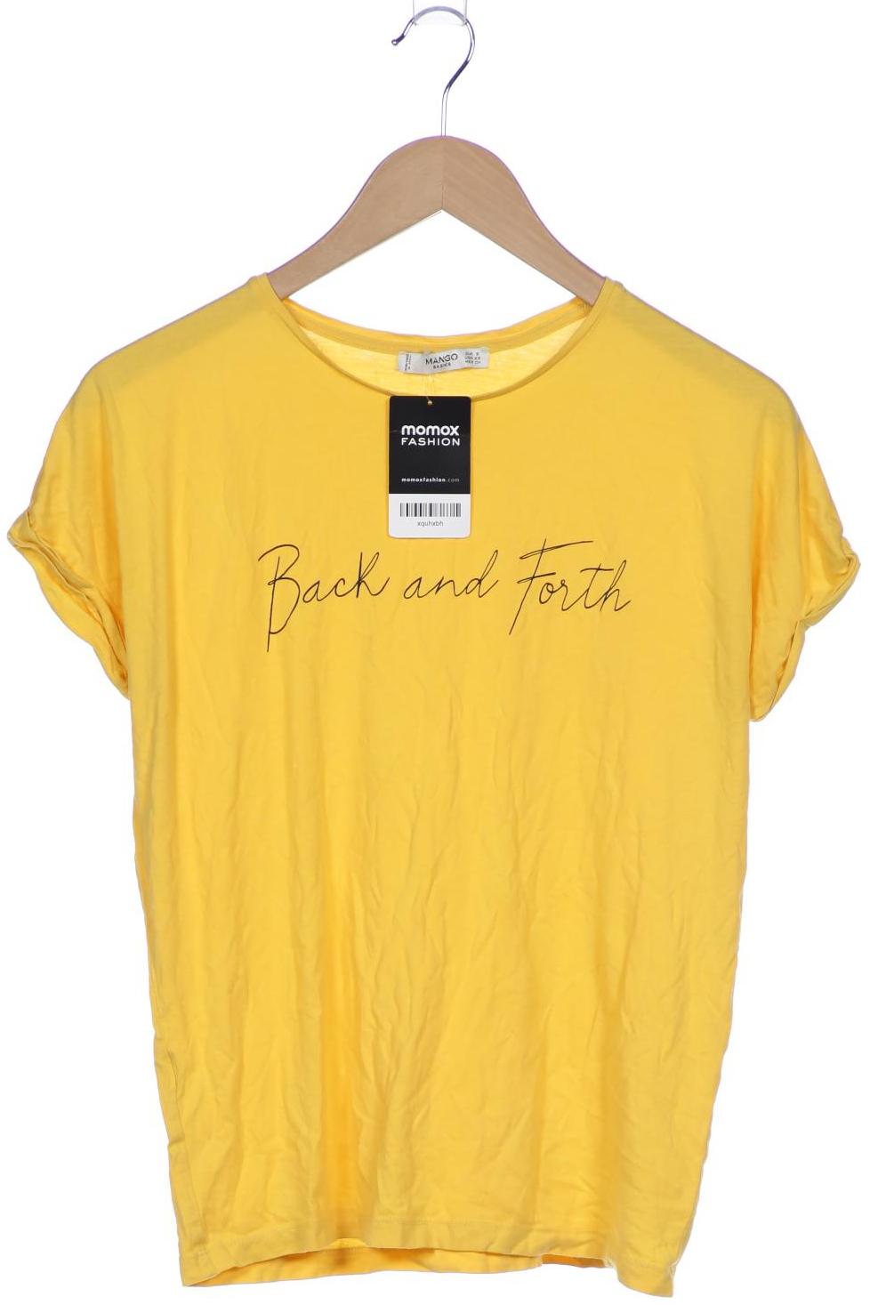 

Mango Damen T-Shirt, gelb, Gr. 36