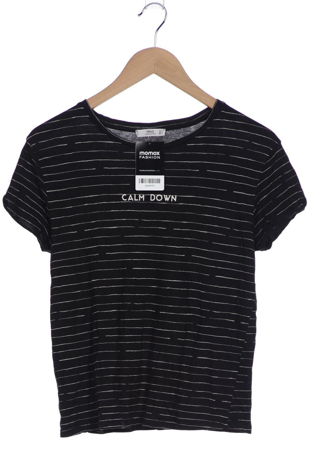 

Mango Damen T-Shirt, schwarz, Gr. 38