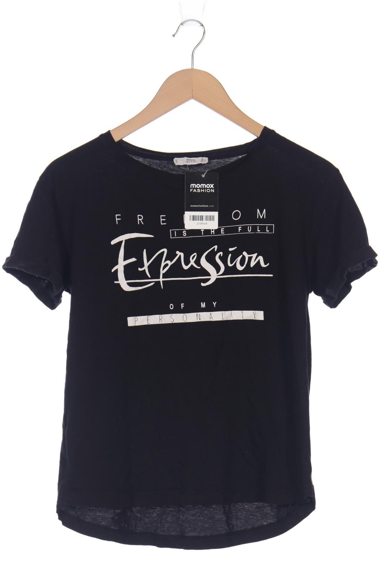

MANGO Damen T-Shirt, schwarz