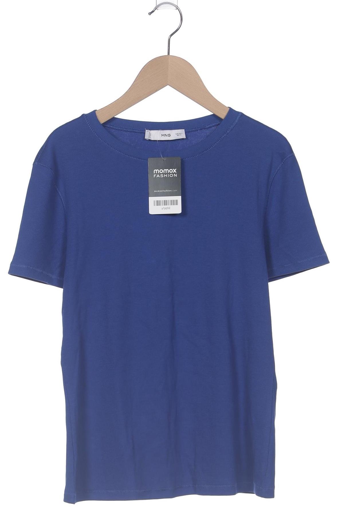 

Mango Damen T-Shirt, blau, Gr. 42