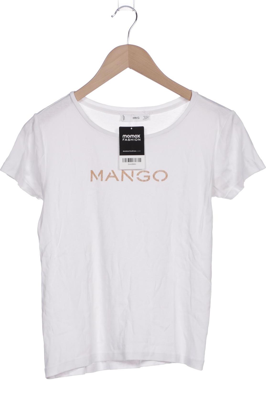 

Mango Damen T-Shirt, weiß, Gr. 36
